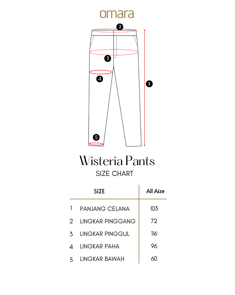 OMARA Wisteria Drawstring Baggy Pants | Celana Wanita - Olive Grove