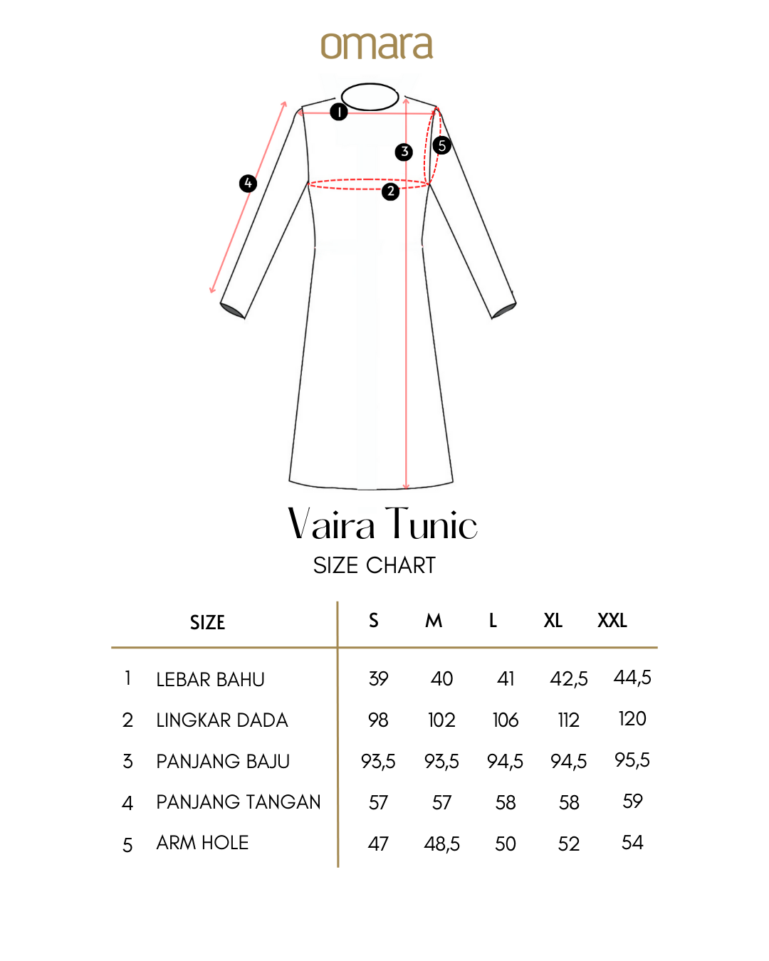 OMARA Vaira Stripe Overlap Asymmetric Tunic | Blouse Tunik Wanita - Seoul Stroll