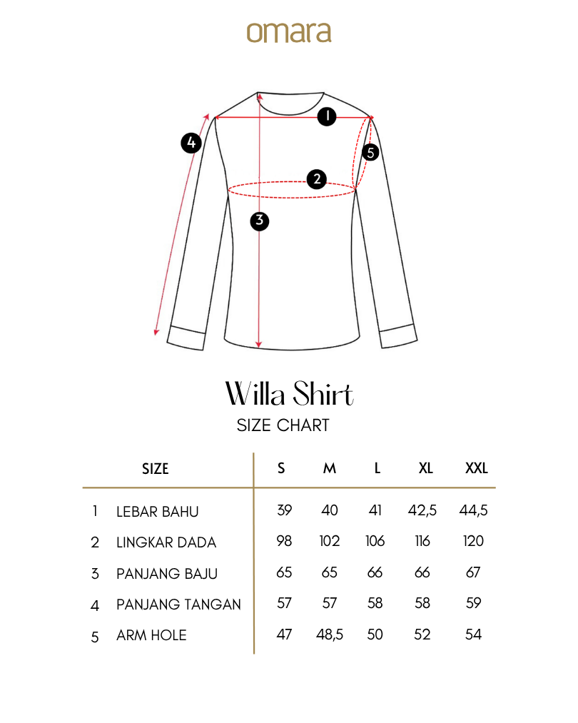 OMARA Willa Gingham Shirt | Kemeja Blouse Wanita Olive Grove