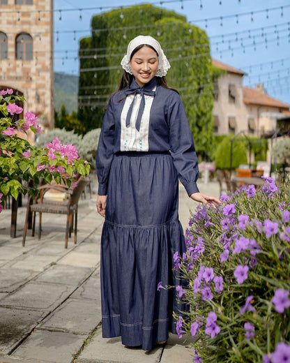 OMARA Niki A-Line Ruffle Skirt | Rok Wanita - Soft Reverie