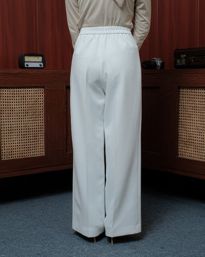OMARA x Heidy Zaura Minimalist Straight Pants | Celana Wanita - Quiet Ornament Sarimbit Series