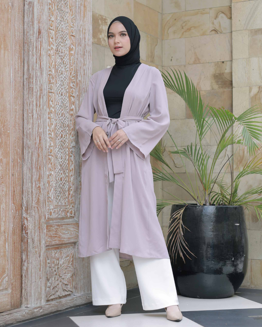 Dearra Outer Wanita Long Cardigan Vest