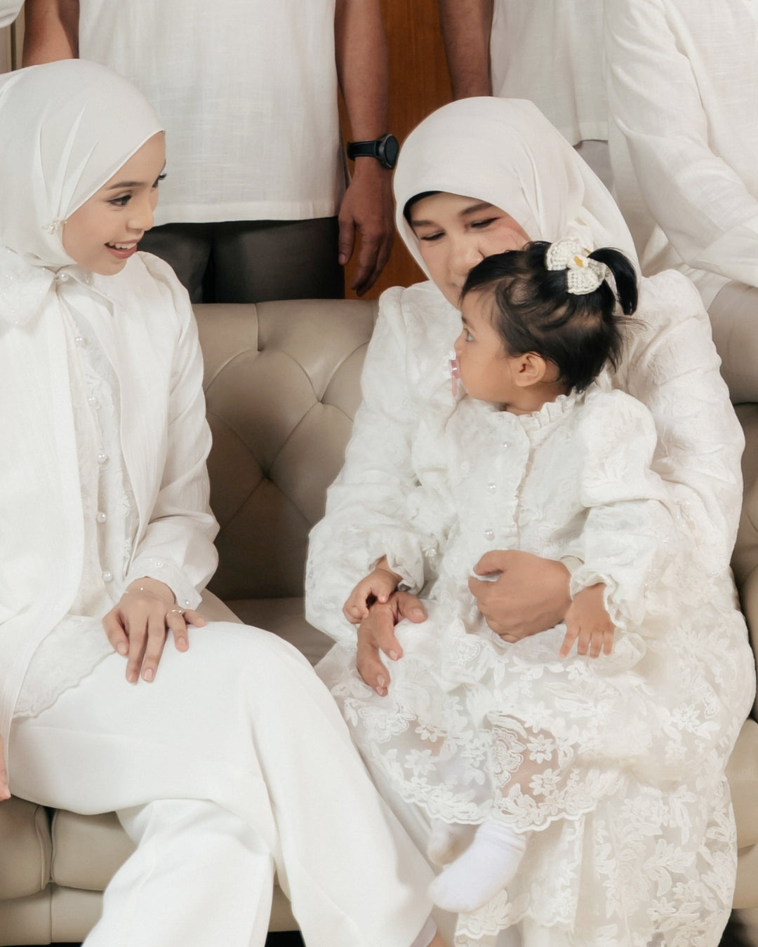 OMARA x Heidy Zeeya Ruffles-Lace Kids Dress | Dress Anak - Quiet Ornament Sarimbit Series