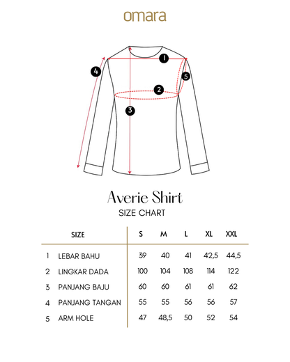 OMARA Averie Lace Denim Shirt | Kemeja Blouse Wanita - Mosaic
