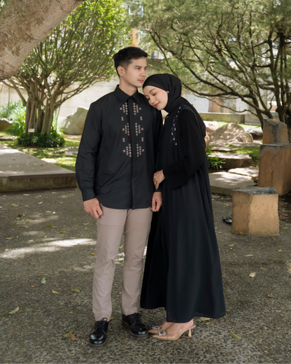 OMARA Lutfan Embroidery Shirt | Kemeja Koko Pria - Pilgrimage Hajj Collection