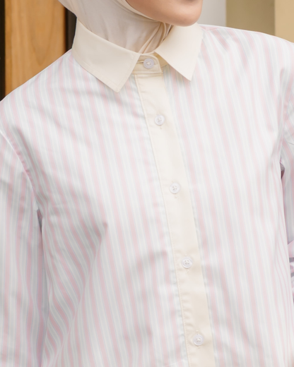 Briana Layered Stripe Shirt