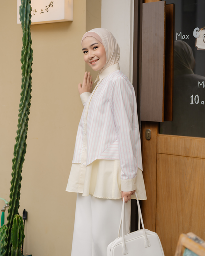 Briana Layered Stripe Shirt