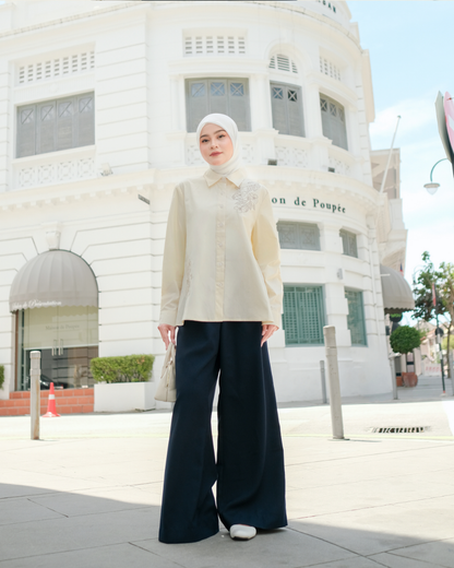 OMARA Syerra Mirrorflor Shirt | Kemeja Wanita – Urban Poise