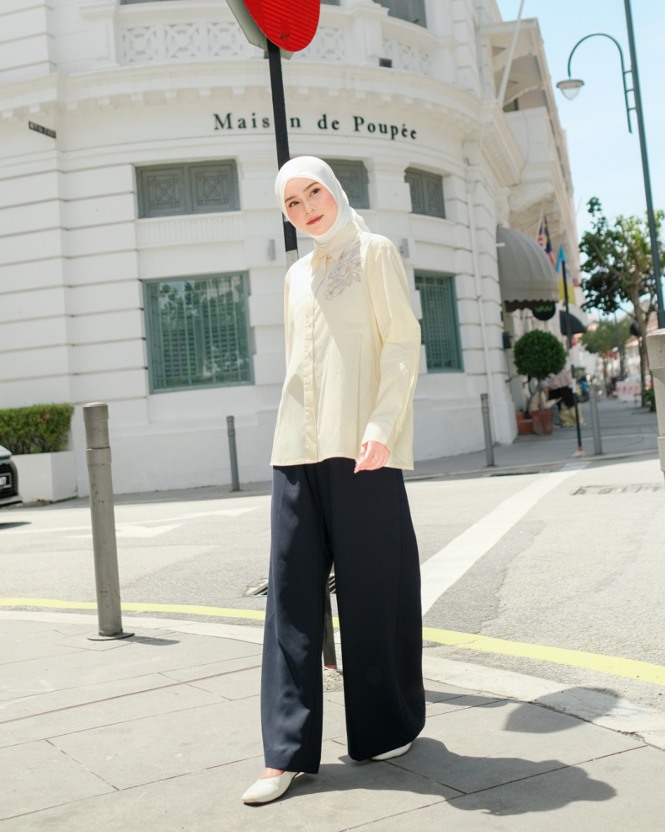 OMARA Syerra Mirrorflor Shirt | Kemeja Wanita – Urban Poise