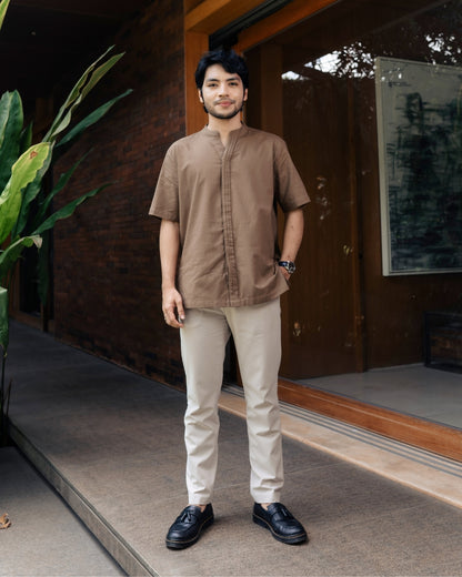 OMARA x Heidy Essam Opnaisel Koko Shirt | Kemeja Koko Pria - Soft Inheritance Sarimbit Series