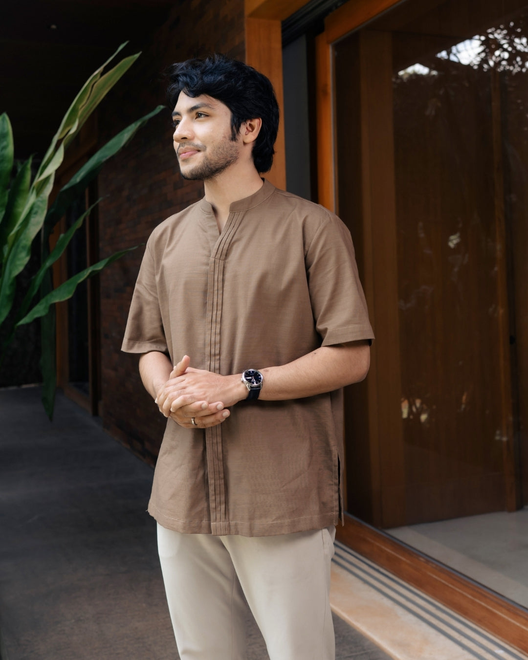 OMARA x Heidy Essam Opnaisel Koko Shirt | Kemeja Koko Pria - Soft Inheritance Sarimbit Series