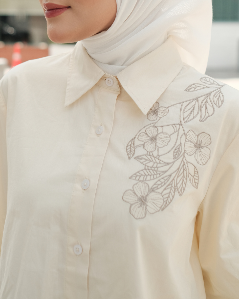 OMARA Syerra Mirrorflor Shirt | Kemeja Wanita – Urban Poise