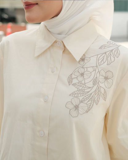 OMARA Syerra Mirrorflor Shirt | Kemeja Wanita – Urban Poise