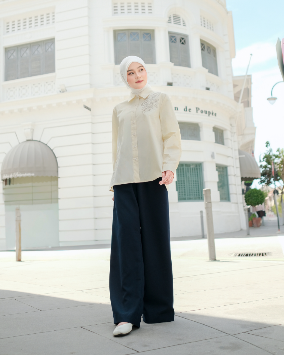 OMARA Syerra Mirrorflor Shirt | Kemeja Wanita – Urban Poise