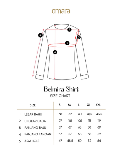 Belmira Stripe Embroidery Shirt