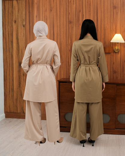 OMARA Zalea Cinch Tunic | Blouse Tunik Wanita - Easeé