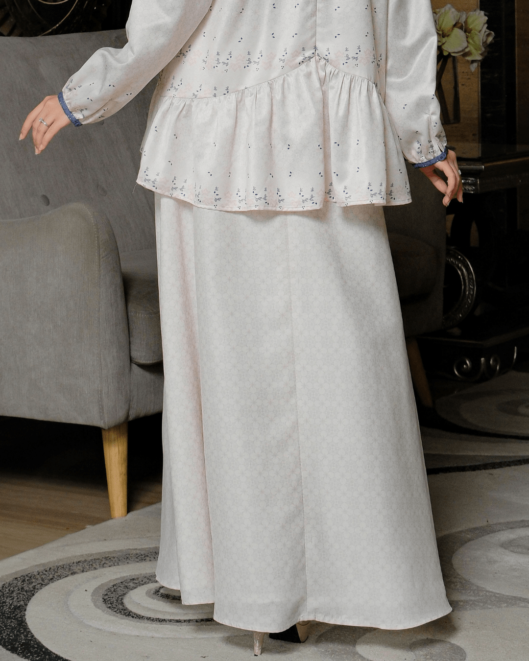 OMARA Tiona A-line Skirt | Rok Wanita - Rona Sarimbit Series