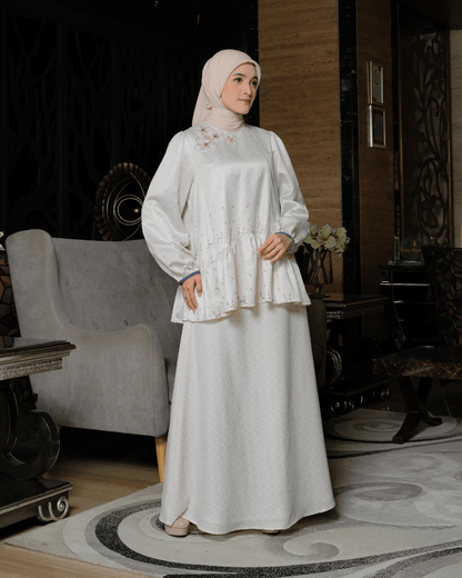 OMARA Tiona A-line Skirt | Rok Wanita - Rona Sarimbit Series