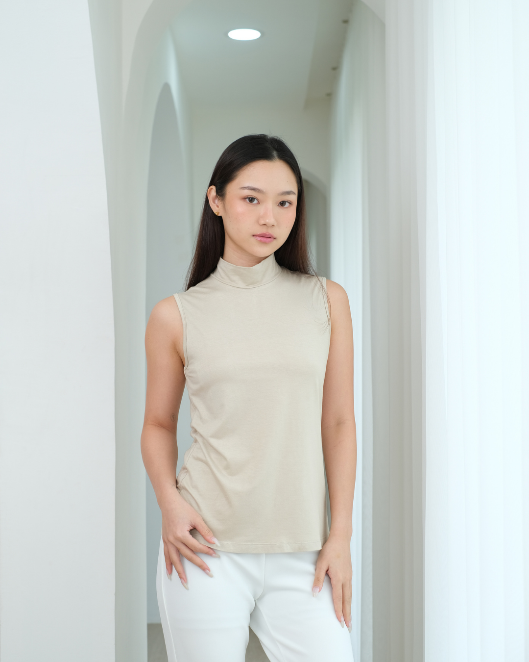 OMARA Inner Turtle Neck Sleeveless | Manset Tanpa Lengan - Basic Collection
