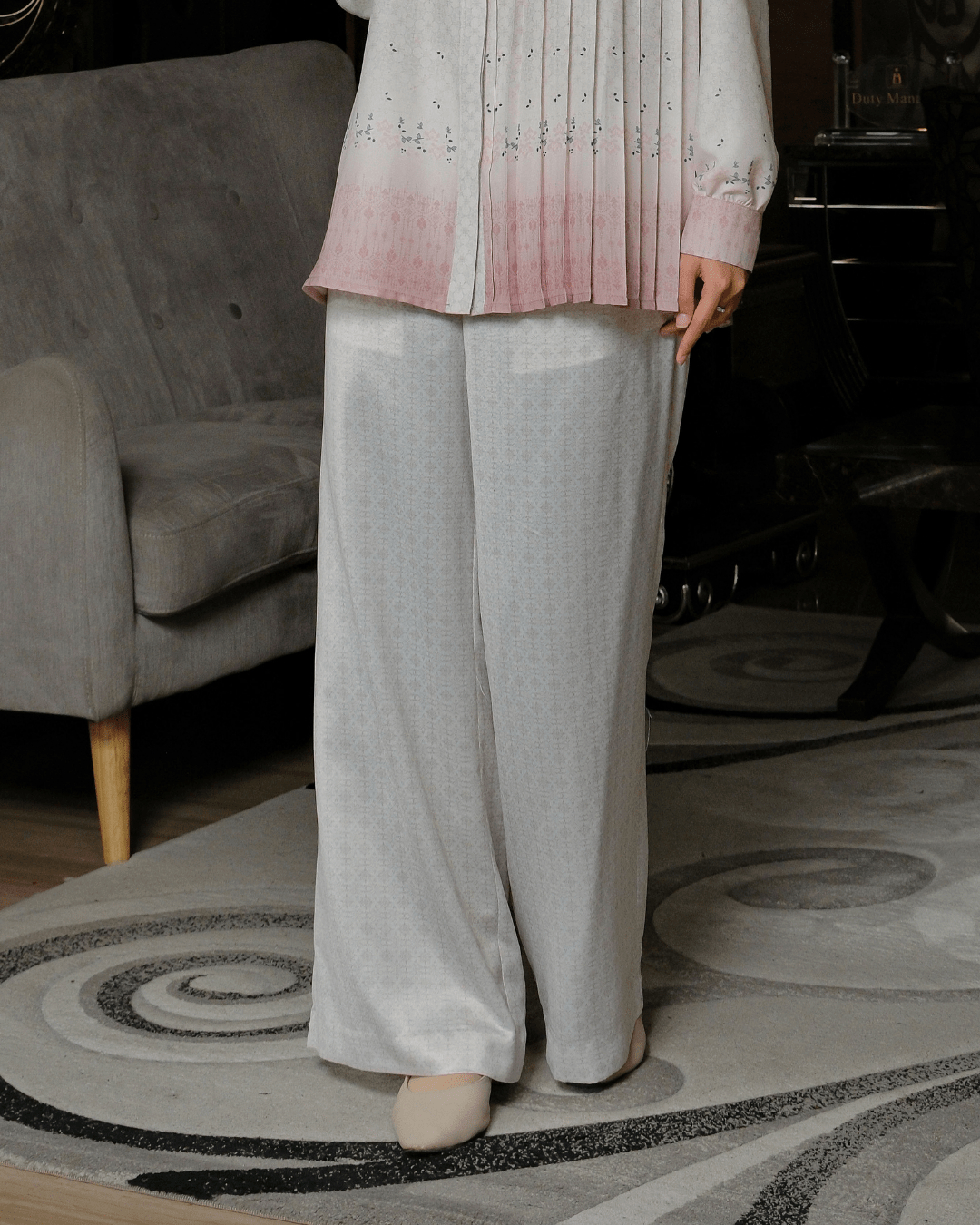 OMARA Tsana Straight Cut Pants | Celana Wanita - Rona Series