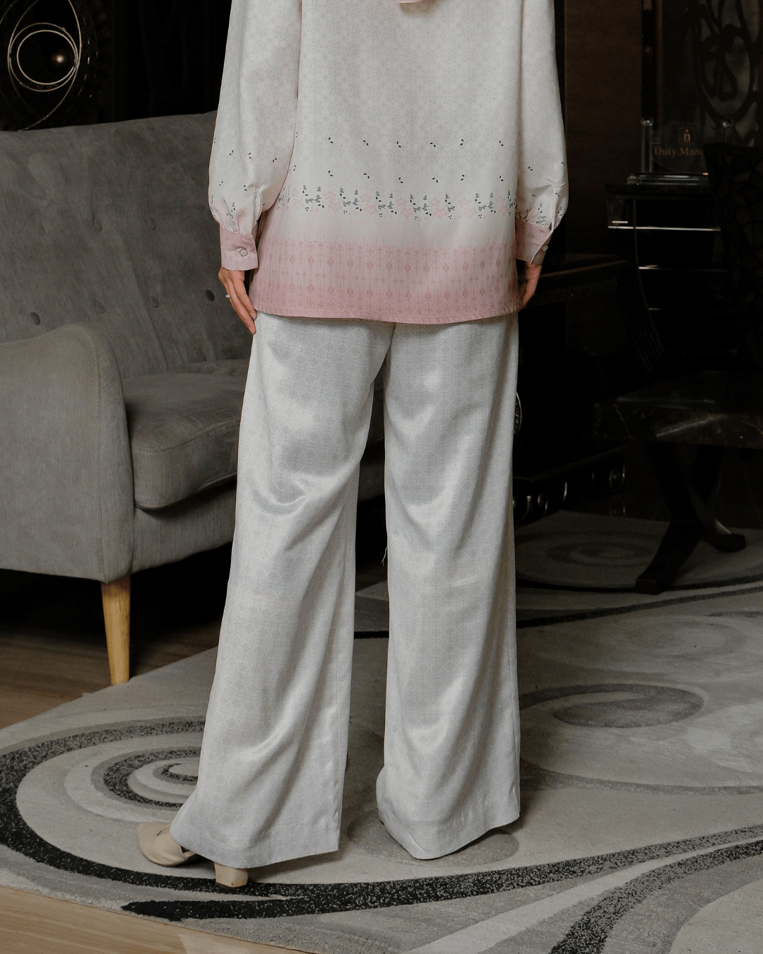 OMARA Tsana Straight Cut Pants | Celana Wanita - Rona Series
