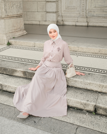OMARA Sofia Drape Skirt | Rok Wanita – Urban Poise