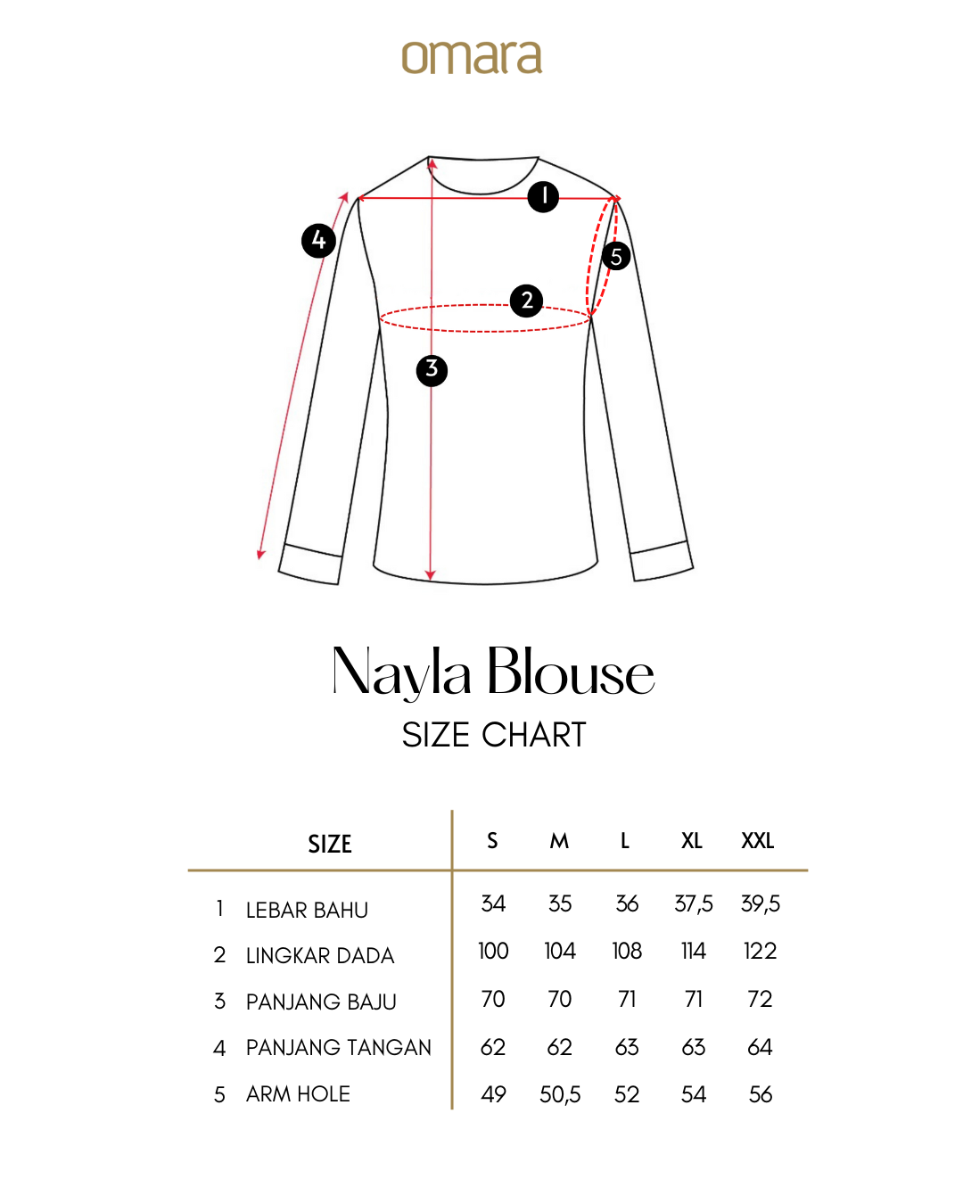OMARA Nayla Lace-Trim Denim Blouse | Atasan Wanita - Soft Reverie