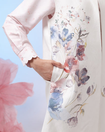 OMARA Chayla Garden Brush Vest | Rompi Wanita - Gardenia