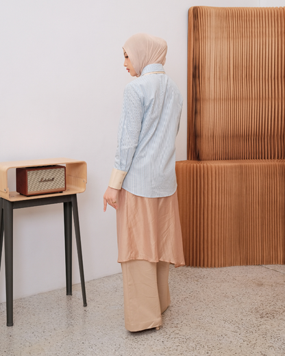 OMARA Zoila Double Collar Shirt | Kemeja Wanita - Easeé