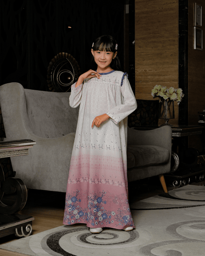 OMARA Tabitha Ruffle Kids Dress | Gaun Anak - Rona Sarimbit Series