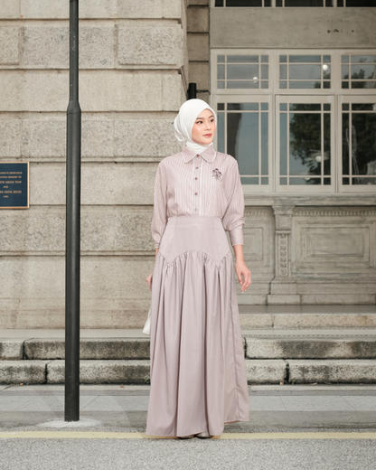 OMARA Sofia Drape Skirt | Rok Wanita – Urban Poise