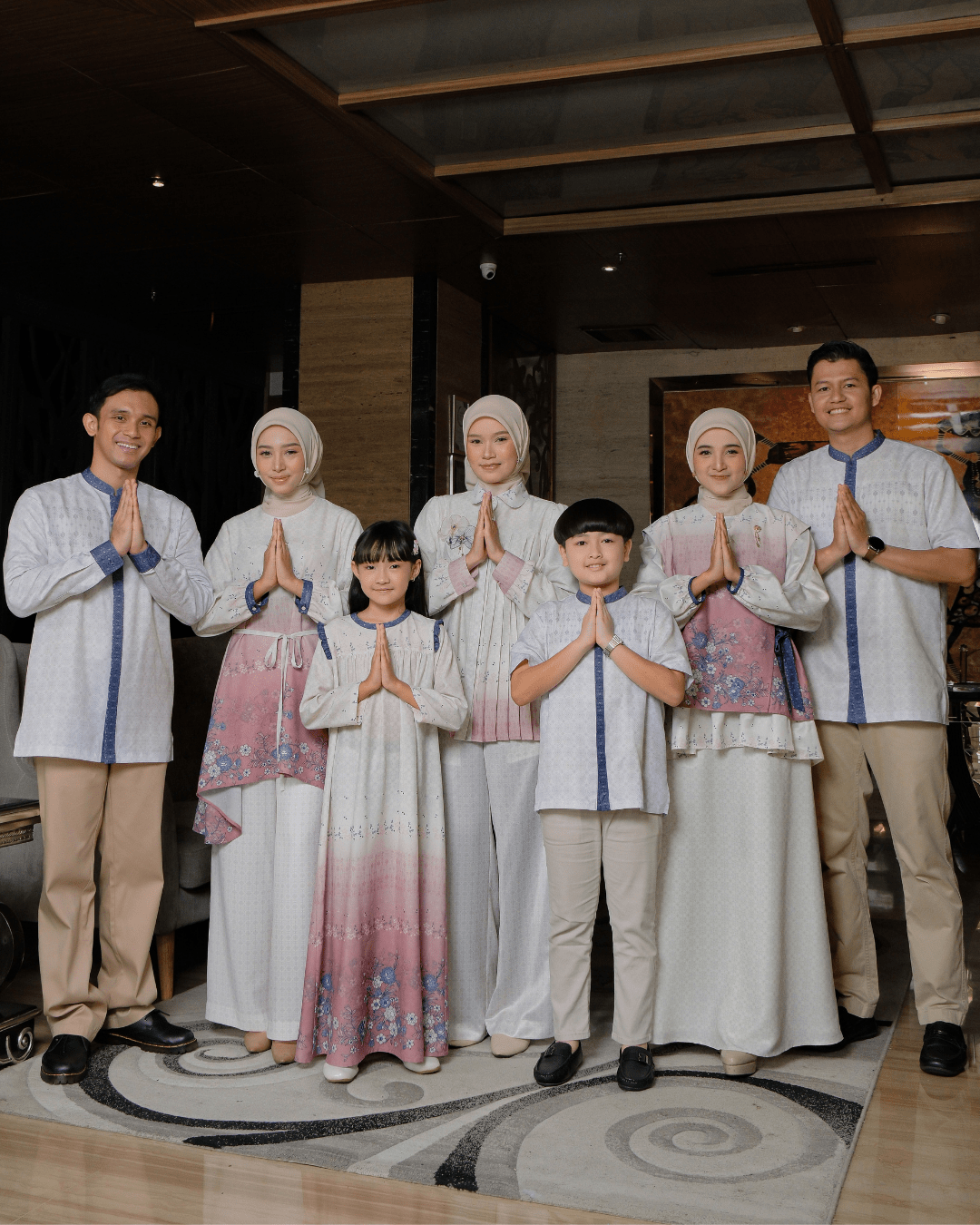 OMARA Tabitha Ruffle Kids Dress | Gaun Anak - Rona Sarimbit Series