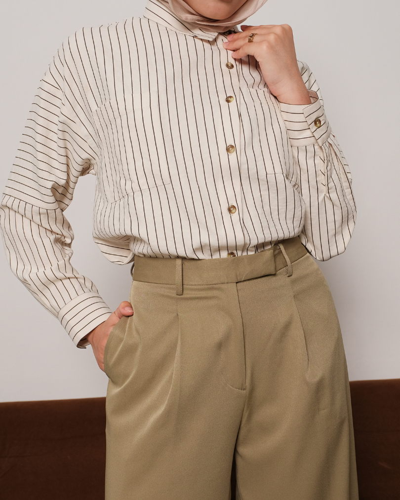 OMARA Zalea Form Pants | Celana Wanita - Easeé