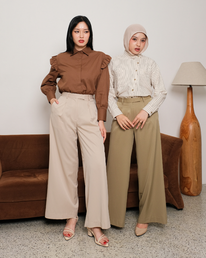 OMARA Zalea Form Pants | Celana Wanita - Easeé