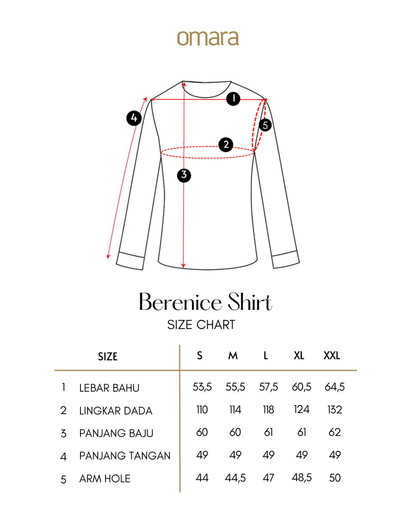 Berenice Dot Denim High Neck Shirt