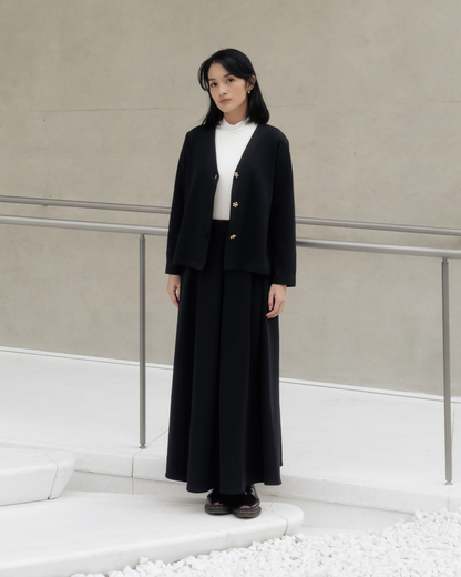OMARA Vernita A-line Maxi Skirt | Rok Wanita - Seoul Stroll