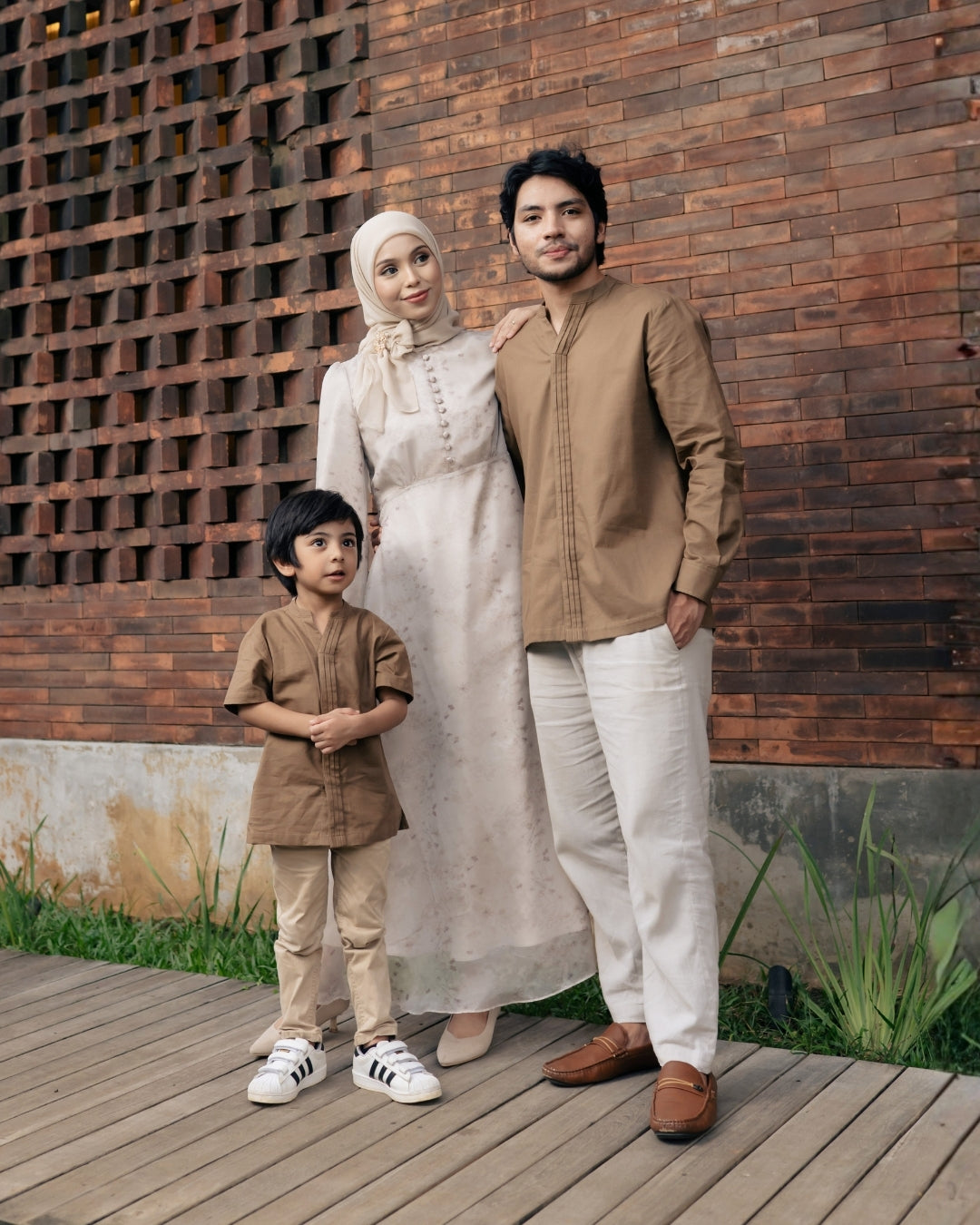 OMARA x Heidy Essam Opnaisel Kids Koko Shirt | Kemeja Koko Anak - Soft Inheritance Sarimbit Series