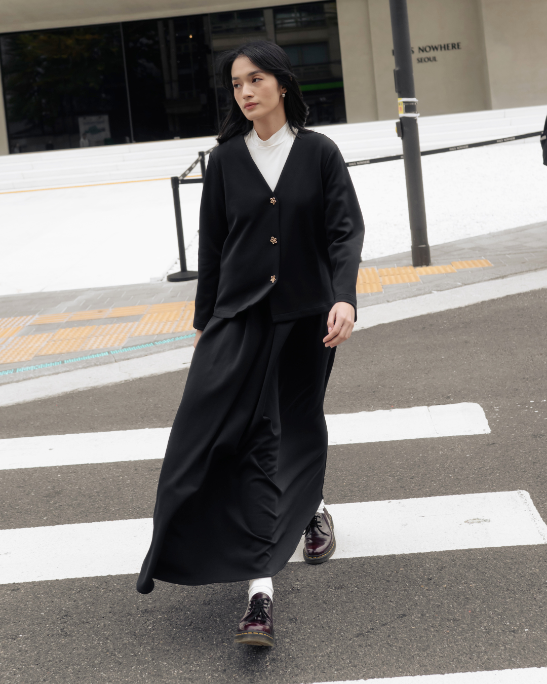 OMARA Vernita A-line Maxi Skirt | Rok Wanita - Seoul Stroll
