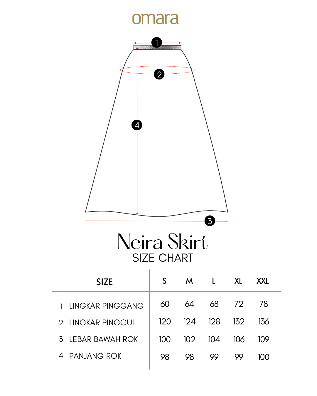 OMARA Neira Blanche Lace Skirt | Rok Wanita - Soft Reverie