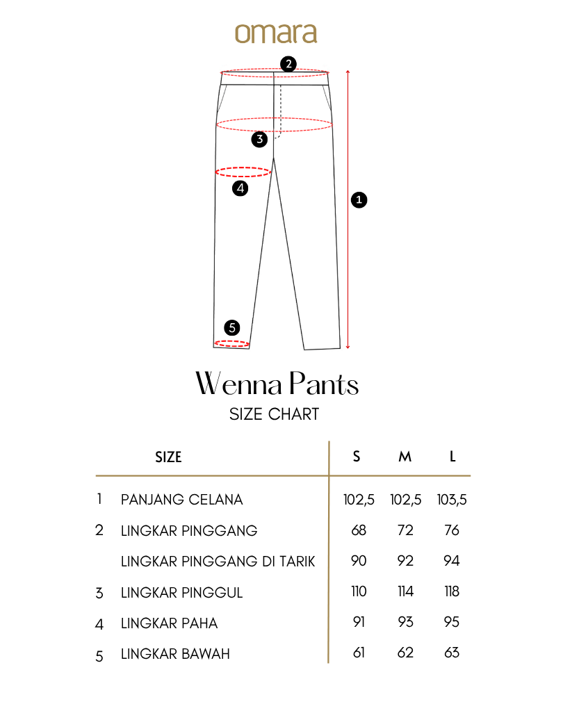 OMARA Wenna Barrel Pants | Celana Wanita - Olive Grove