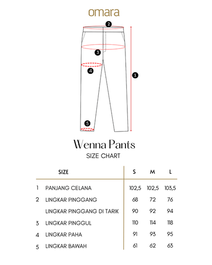 OMARA Wenna Barrel Pants | Celana Wanita - Olive Grove