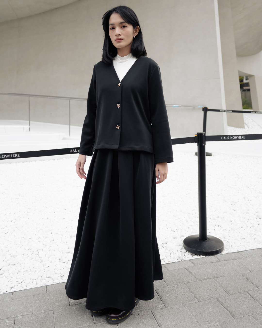OMARA Vernita A-line Maxi Skirt | Rok Wanita - Seoul Stroll