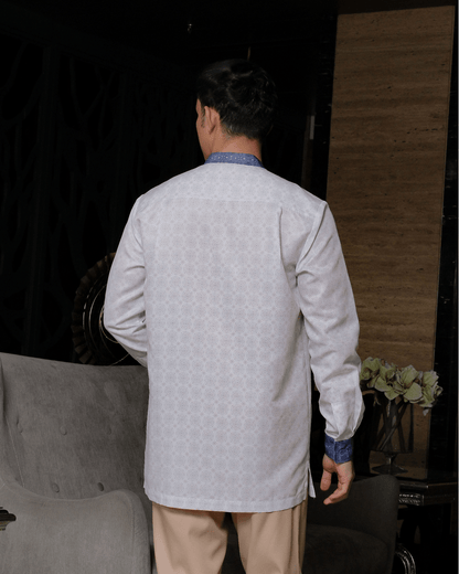 OMARA Tavian Textured Koko Shirt | Kemeja Koko Pria - Rona Sarimbit Series