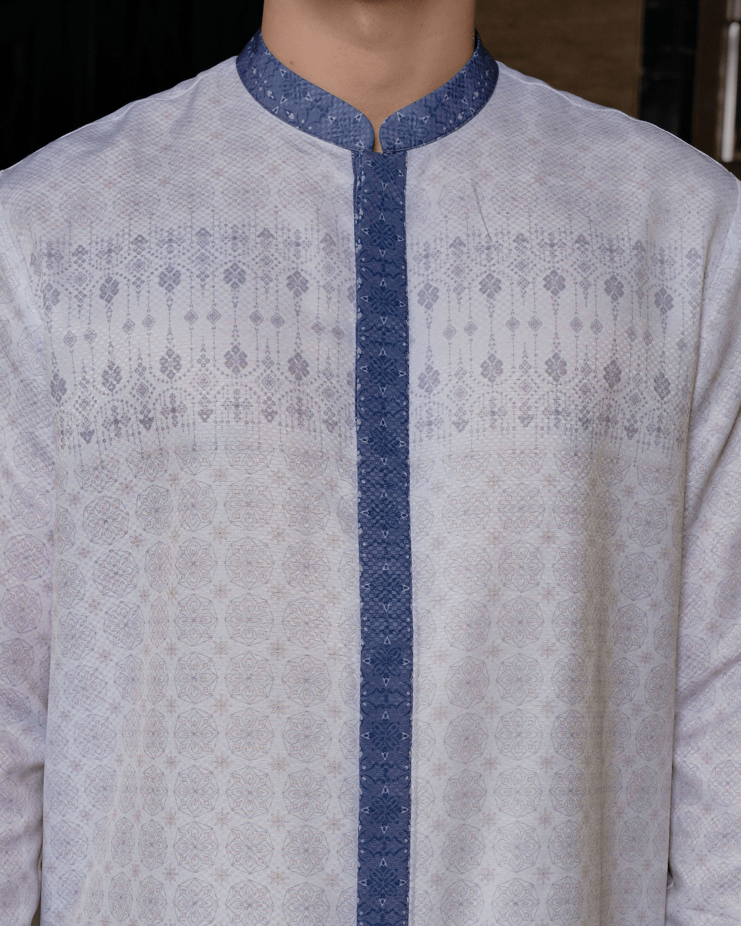 OMARA Tavian Textured Koko Shirt | Kemeja Koko Pria - Rona Sarimbit Series