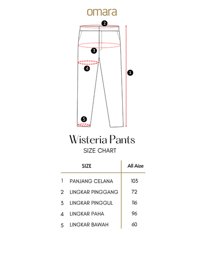 OMARA Wisteria Drawstring Baggy Pants | Celana Wanita - Olive Grove