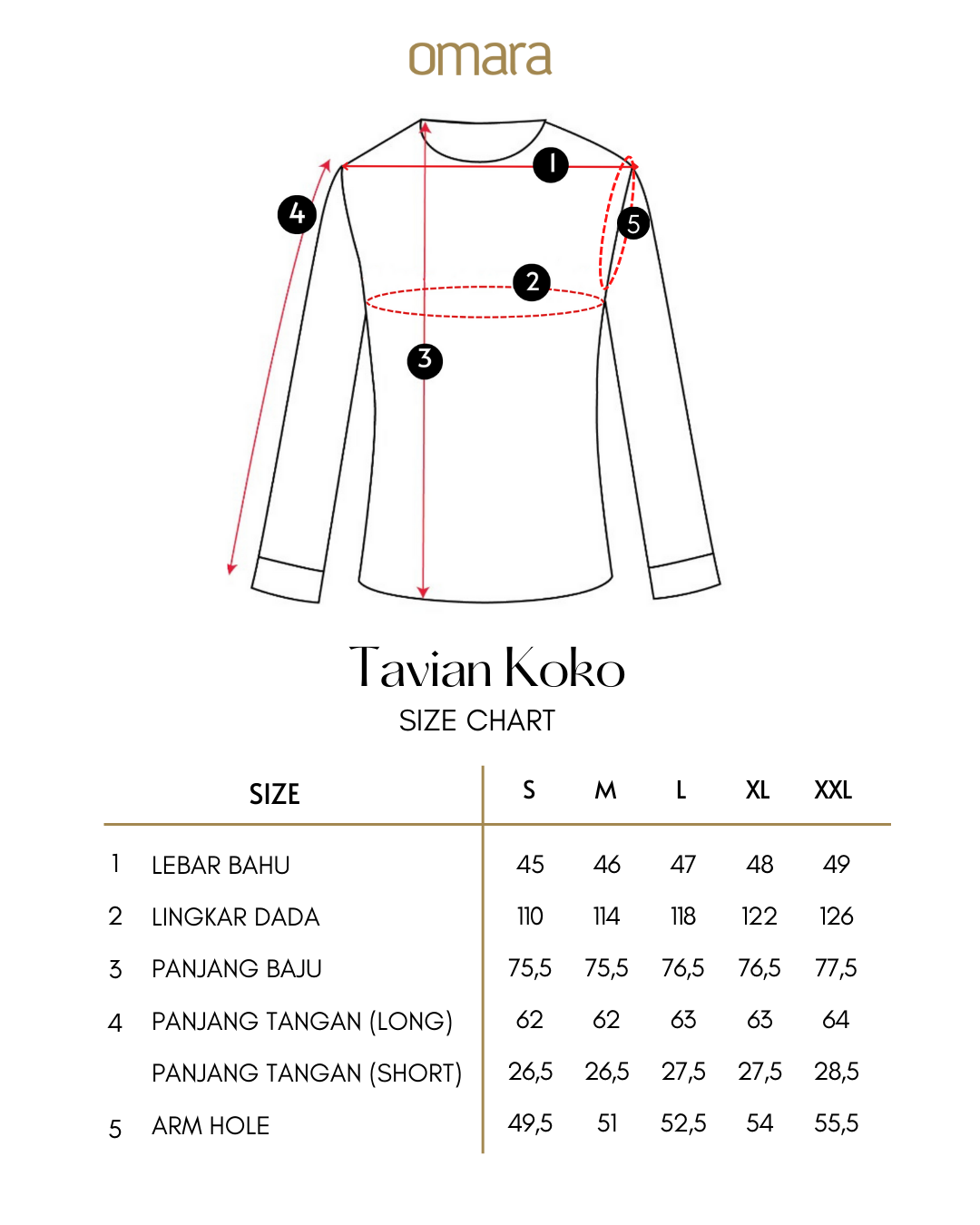 OMARA Tavian Textured Koko Shirt | Kemeja Koko Pria - Rona Sarimbit Series