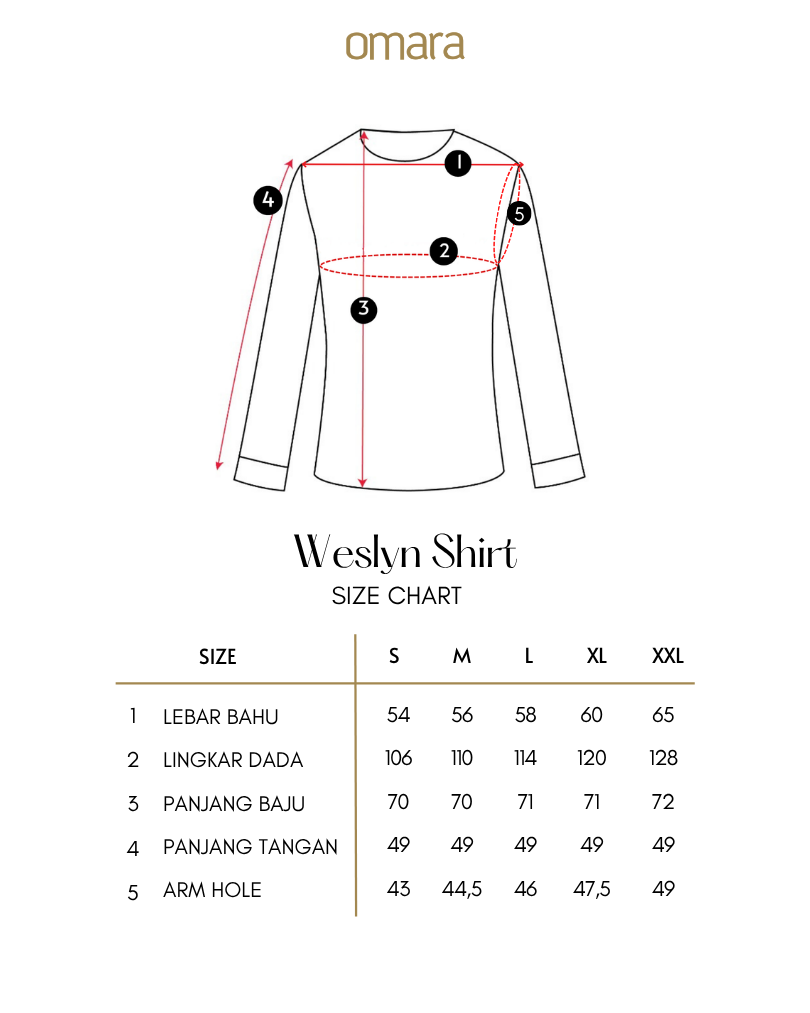OMARA Wilonna Layered Vest Shirt | Kemeja Blouse Wanita - Olive Grove