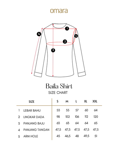 Baila Flower Oriental Denim Shirt