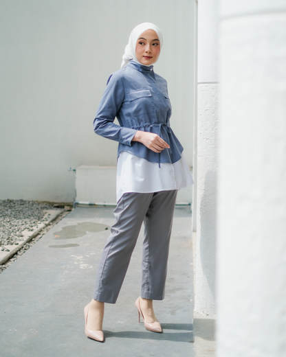 Belvia Two Tone Blouse