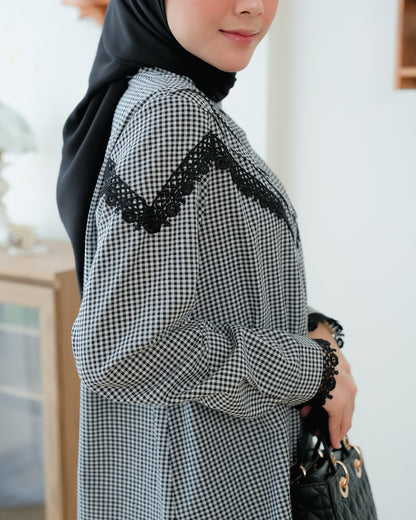 Zalina Gingham Blouse